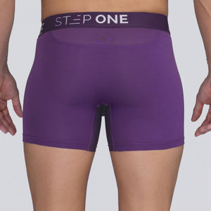 Trunk - Deep Purple - Bamboo Underwear - Model:Ivan