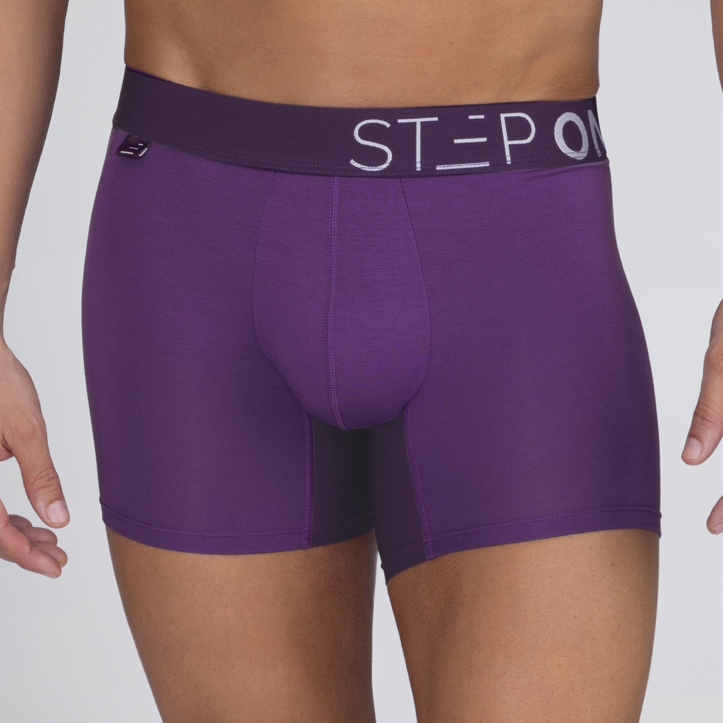 Trunk - Deep Purple - Bamboo Underwear - Model:Ivan