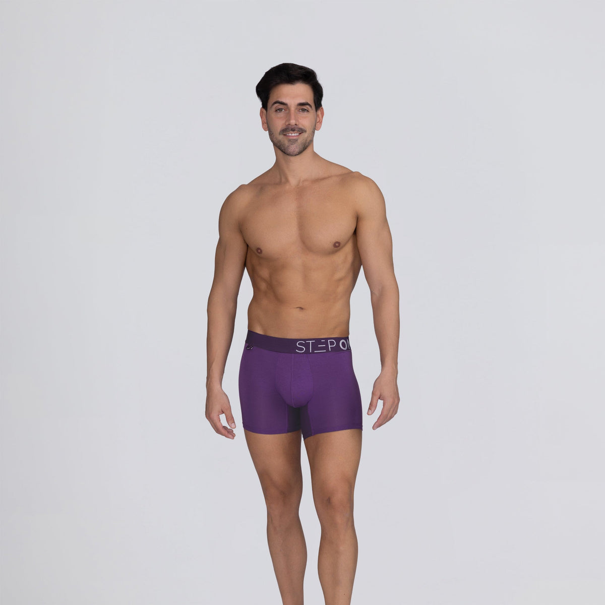 Trunk - Deep Purple - Bamboo Underwear - Model:Ivan