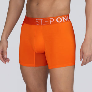 Trunk - Vibrant Orange - Bamboo Underwear - Model:Ivan