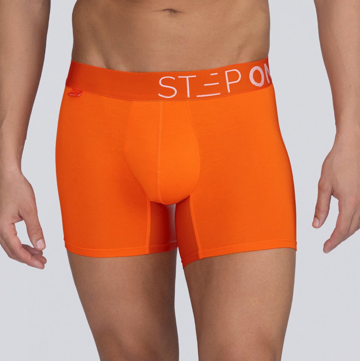 Trunk - Vibrant Orange - Bamboo Underwear - Model:Ivan