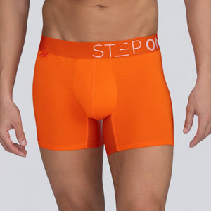 Trunk - Vibrant Orange - Bamboo Underwear - Model:Ivan