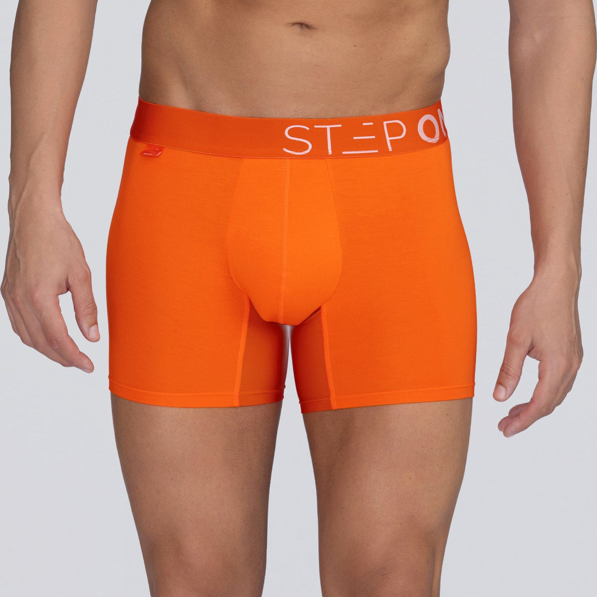 Trunk - Vibrant Orange - Bamboo Underwear - Model:Ivan