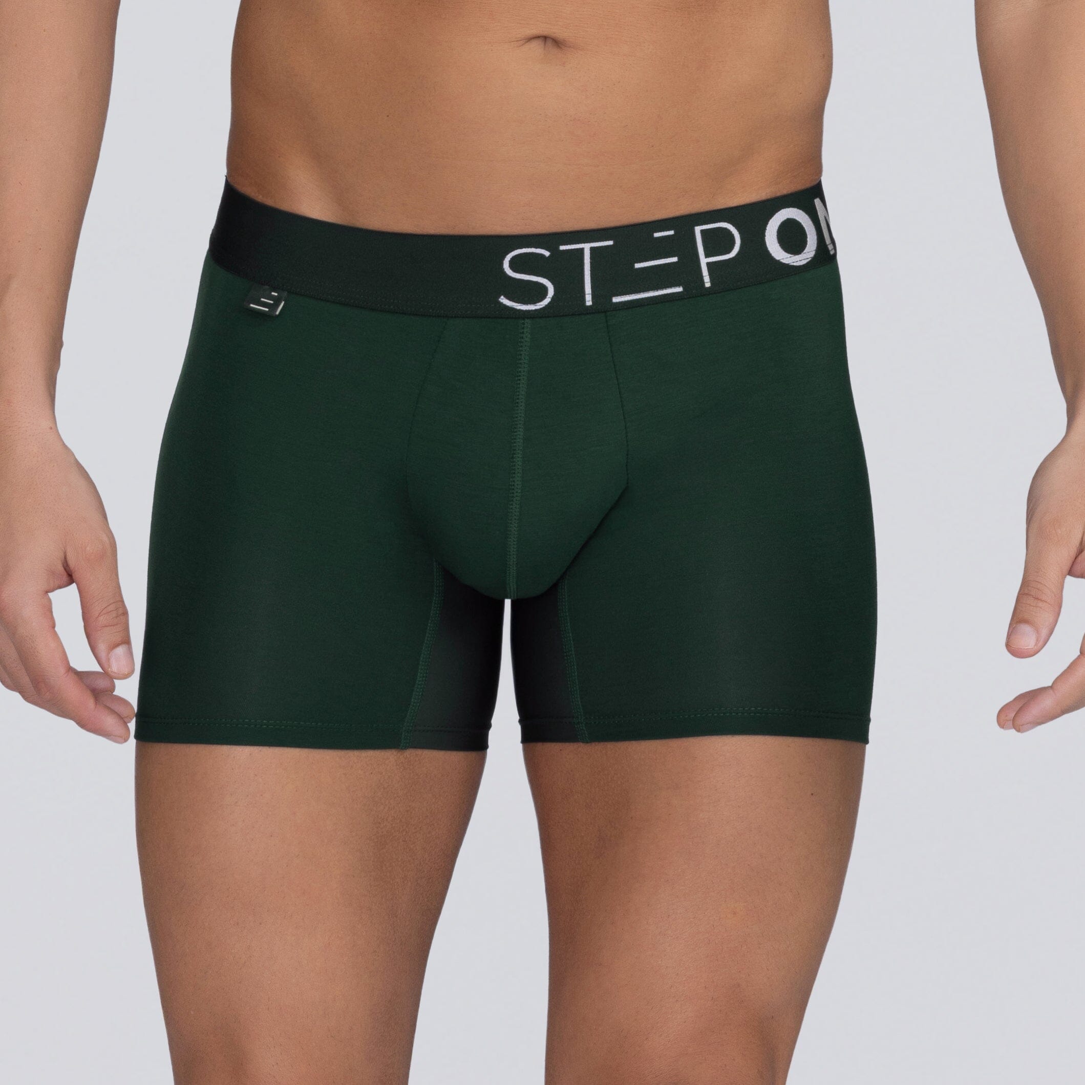 Trunk - Dark Green - Bamboo Underwear - Model:Ivan