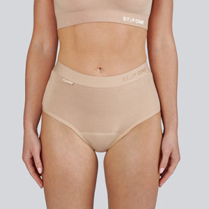 Women's Period Full Brief - Bamboo Underwear - Model:Chloe