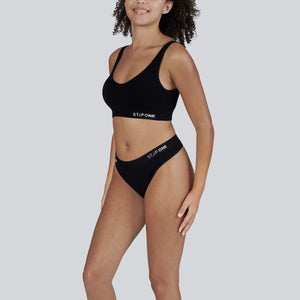 Women's Period Thong - Bamboo Underwear - Model:Armani