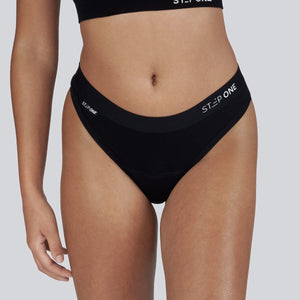Women's Period Thong - Bamboo Underwear - Model:Armani