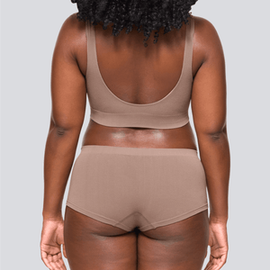 Women's SmoothFit Boyleg - Ash Brown - Bamboo Underwear