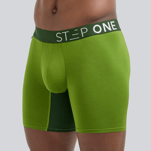 Boxer Brief - Salted Lime - Bamboo Underwear