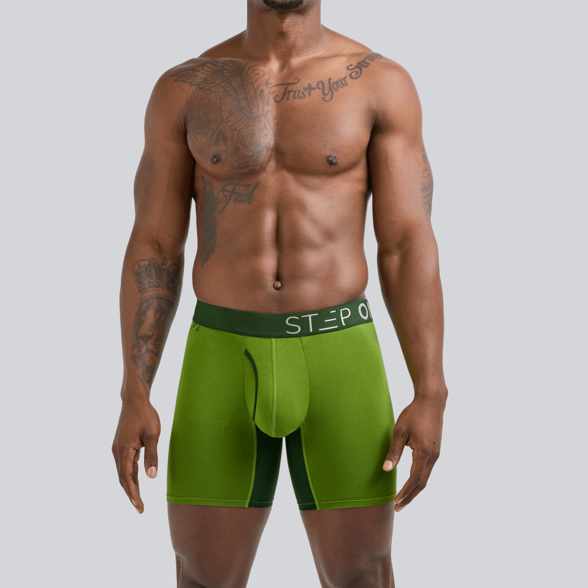 Boxer Brief Fly - Salted Lime - Bamboo Underwear