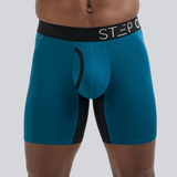 Boxer Brief Fly - Lyons Blue