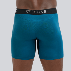Boxer Brief Fly - Lyons Blue - Bamboo Underwear