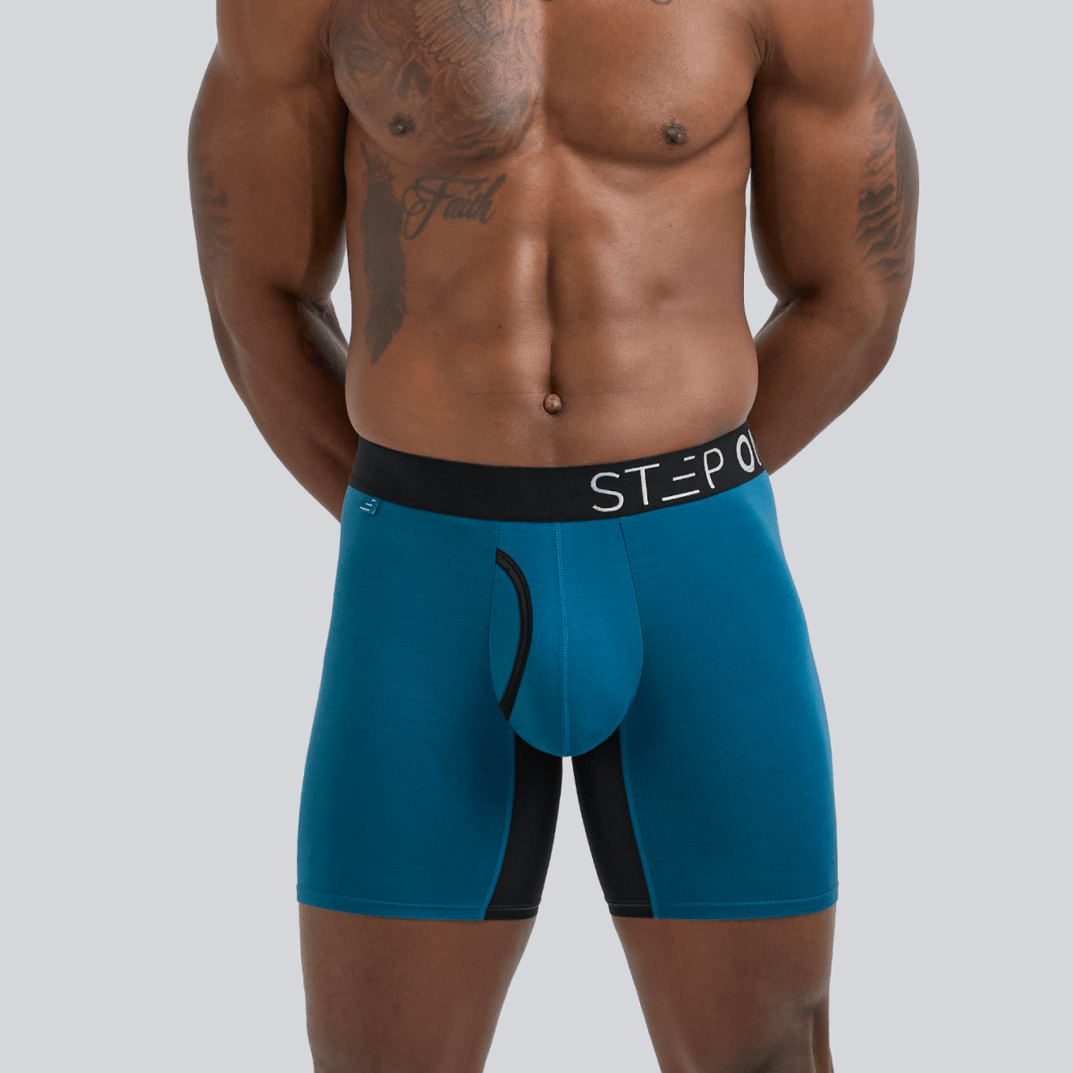 Boxer Brief Fly - Lyons Blue - Bamboo Underwear