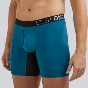 Boxer Brief Fly - Lyons Blue - Bamboo Underwear