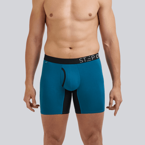 Boxer Brief Fly - Lyons Blue - Bamboo Underwear