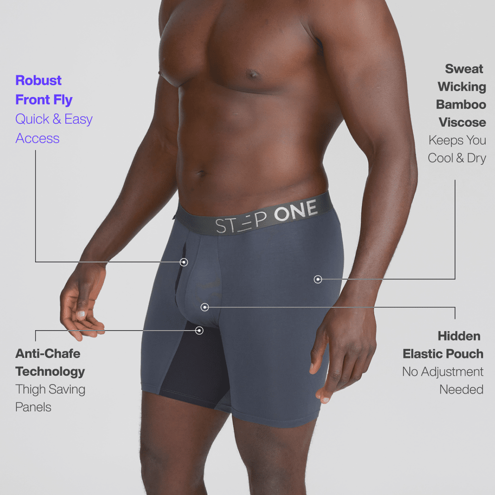Boxer Brief Fly - Smoking Gun - Bamboo Underwear