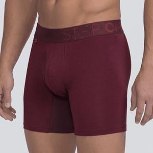 Boxer Brief Fly - Maroon - Bamboo Underwear