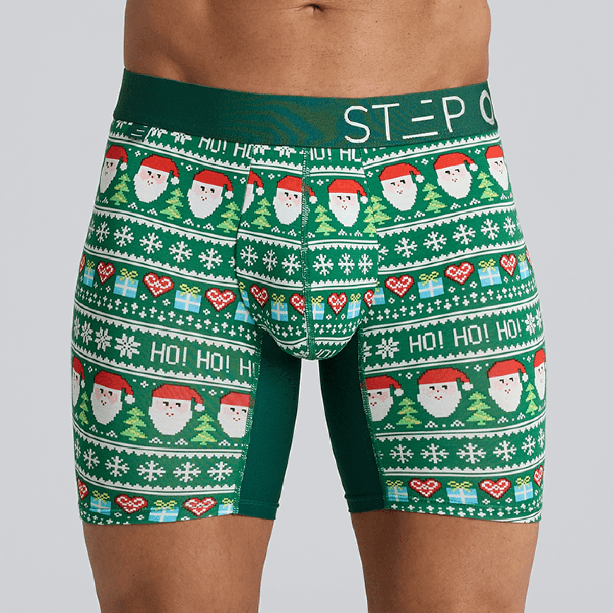 Boxer Brief - Mistle Toes - Bamboo Underwear