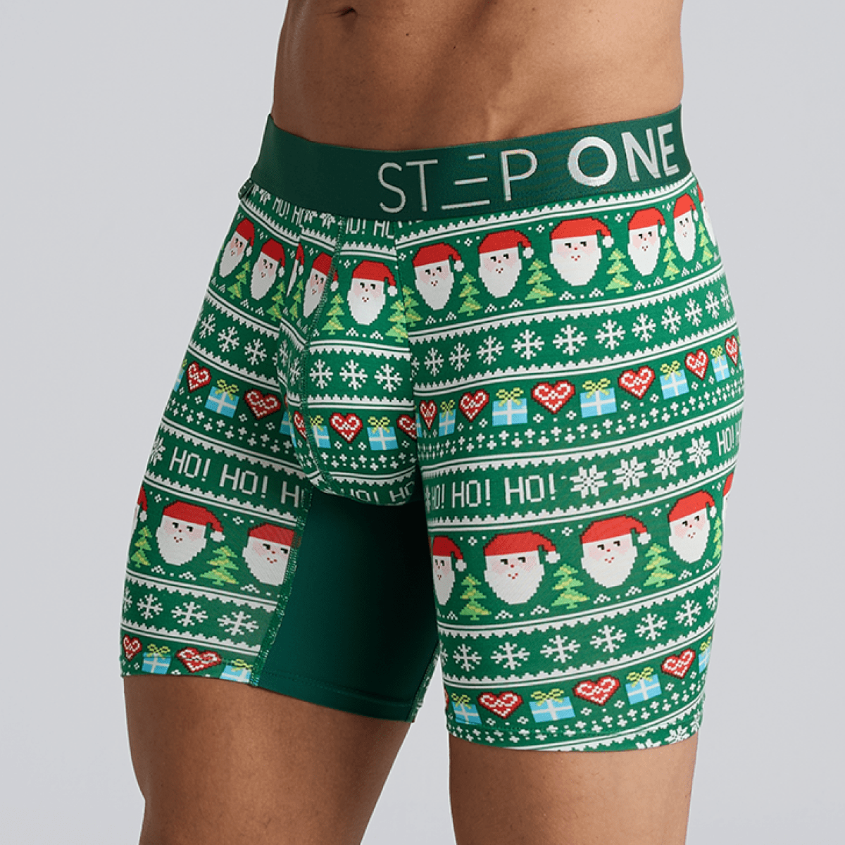 Boxer Brief - Mistle Toes - Bamboo Underwear