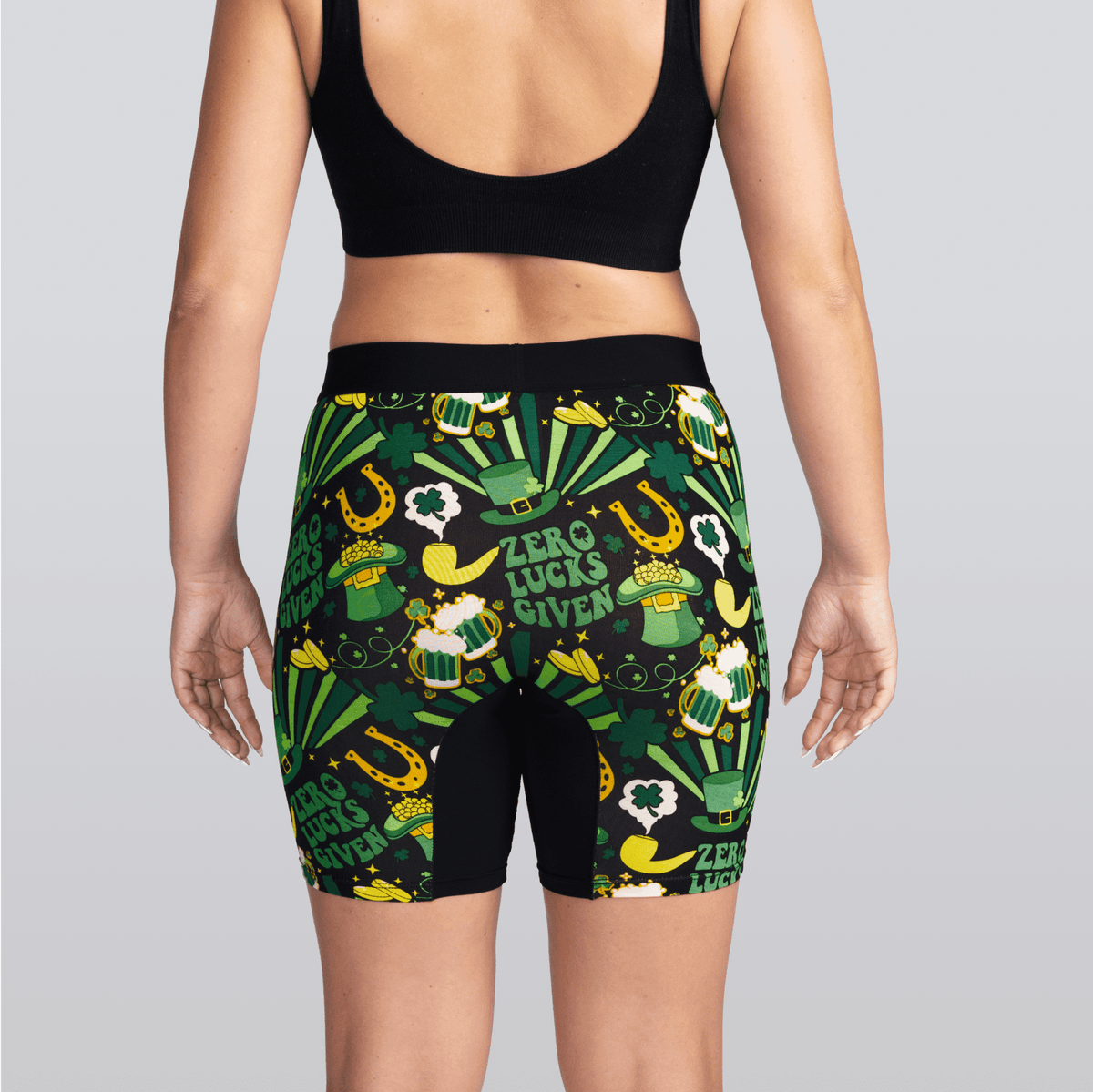 Women's Body Short - Zero Lucks Given - Bamboo Underwear