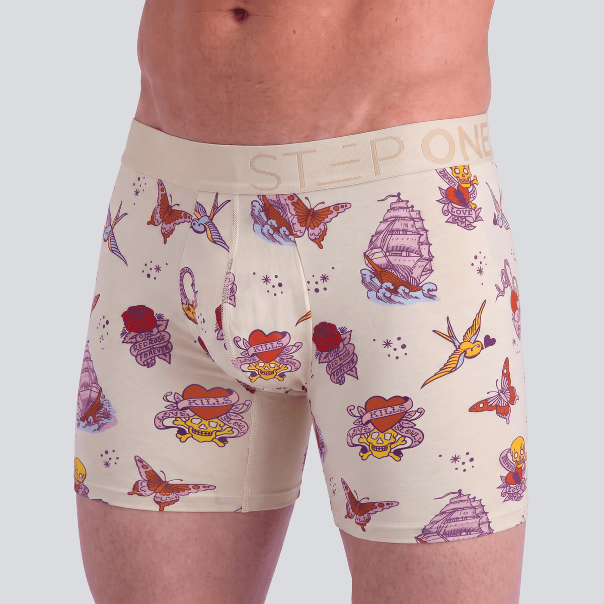 Boxer Brief - My Love is the Sea - Bamboo Underwear