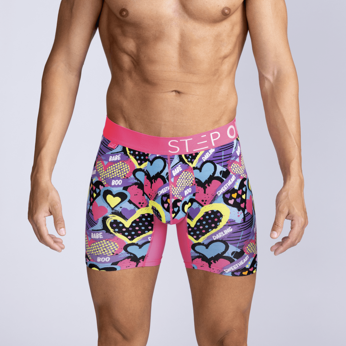 Boxer Brief - Retro Romance - Bamboo Underwear