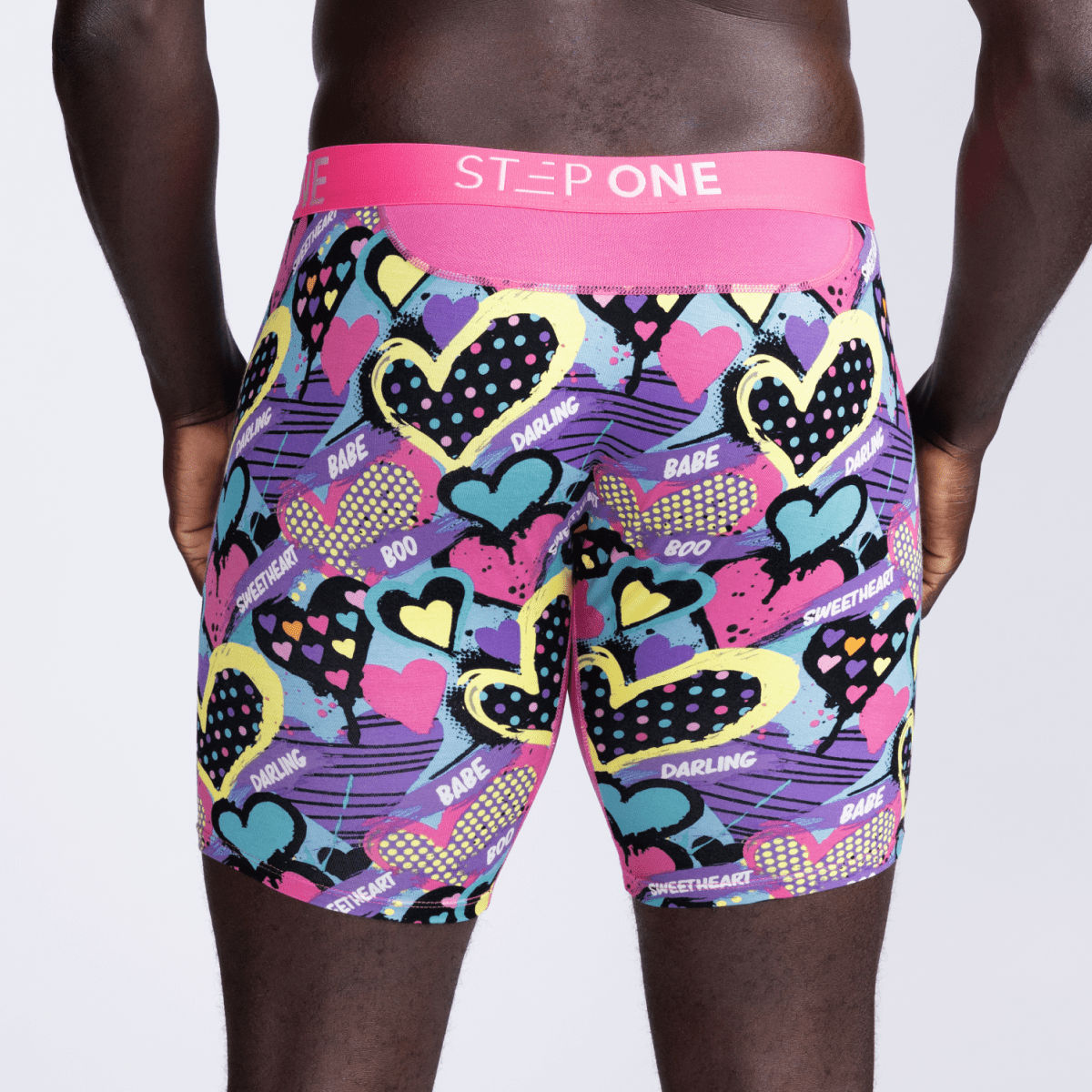 Boxer Brief - Retro Romance - Bamboo Underwear