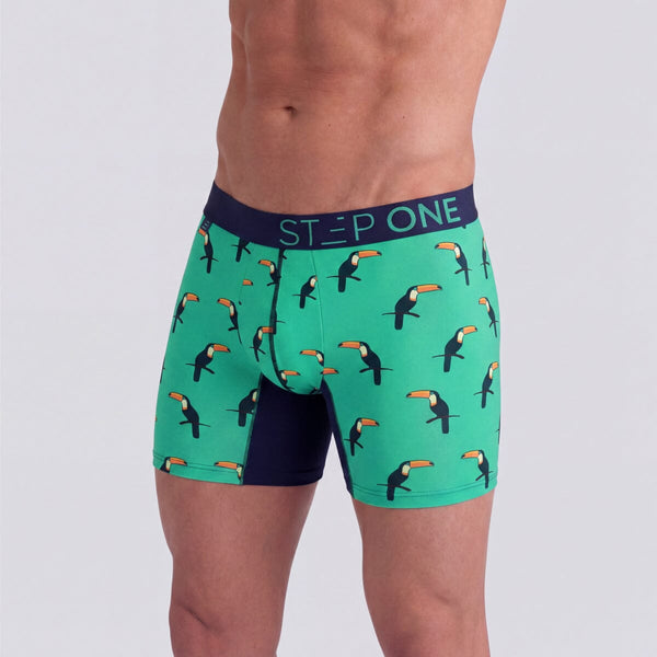 Boxer Brief - Toucans - Bamboo Underwear