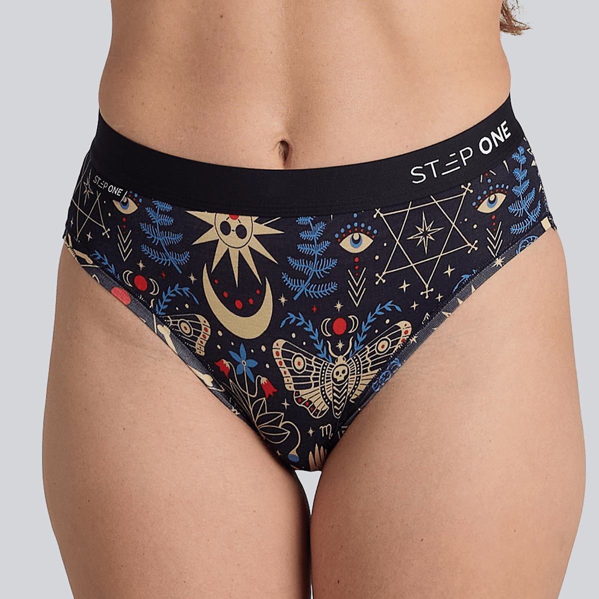 Women's Bikini Brief - Mystic Moth - Bamboo Underwear