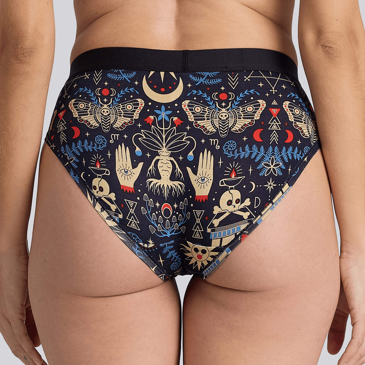 Women's Bikini Brief - Mystic Moth - Bamboo Underwear