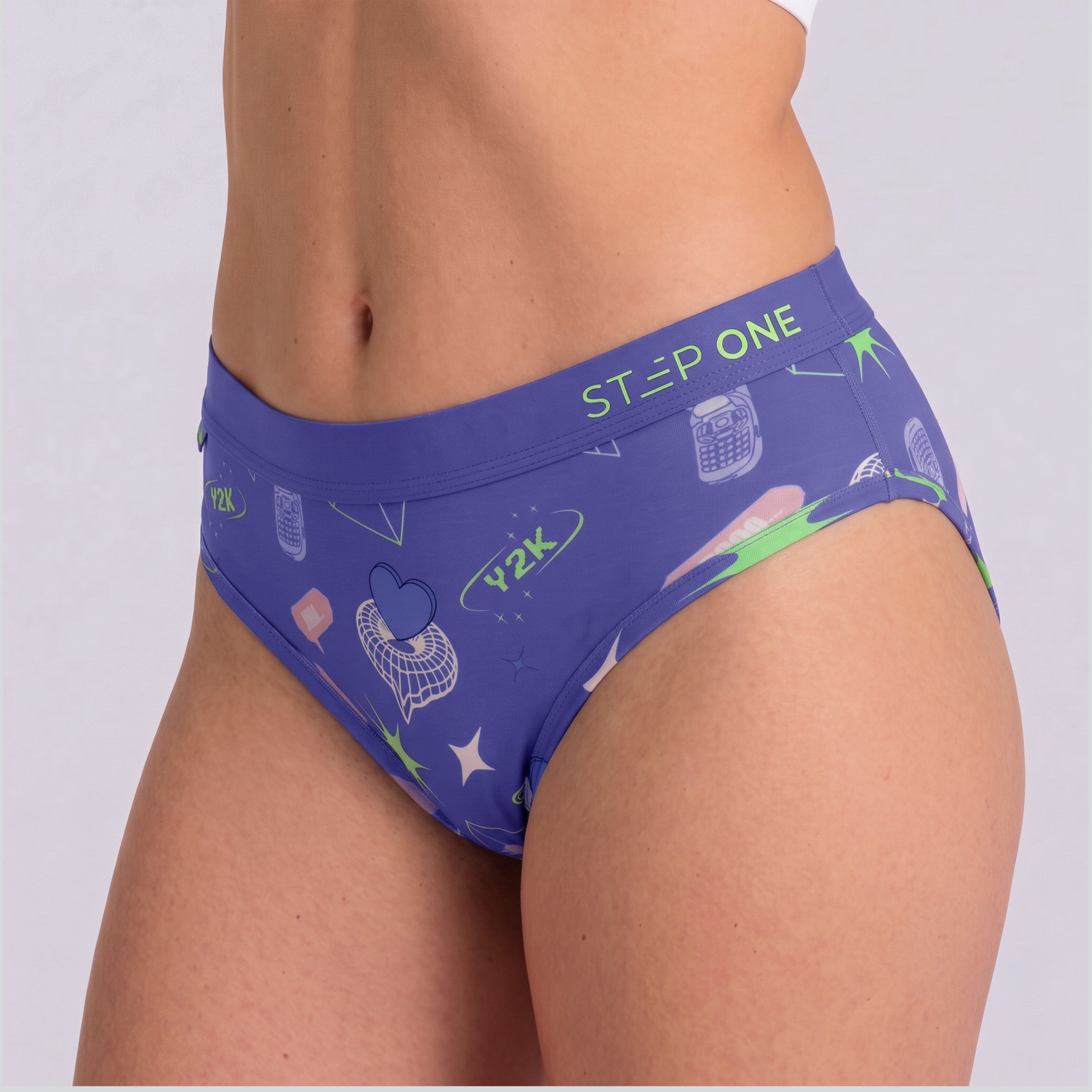 Women's Bikini Brief - Decades: Y2K - Bamboo Underwear