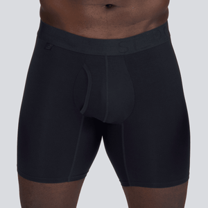 Boxer Brief Fly - Black Mambas - Bamboo Underwear