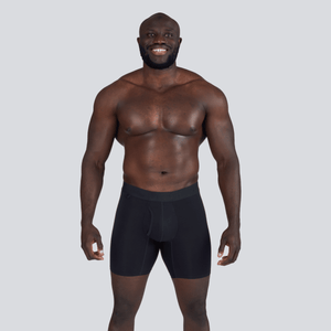 Boxer Brief Fly - Black Mambas - Bamboo Underwear