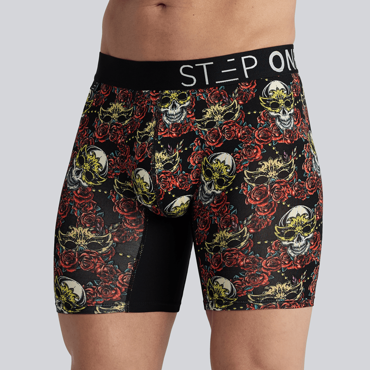 Boxer Brief - Bones & Roses - Bamboo Underwear