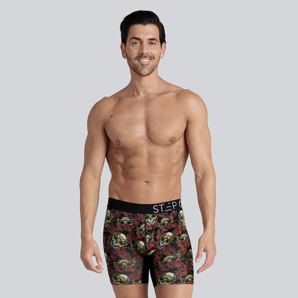 Boxer Brief - Bones & Roses - Bamboo Underwear