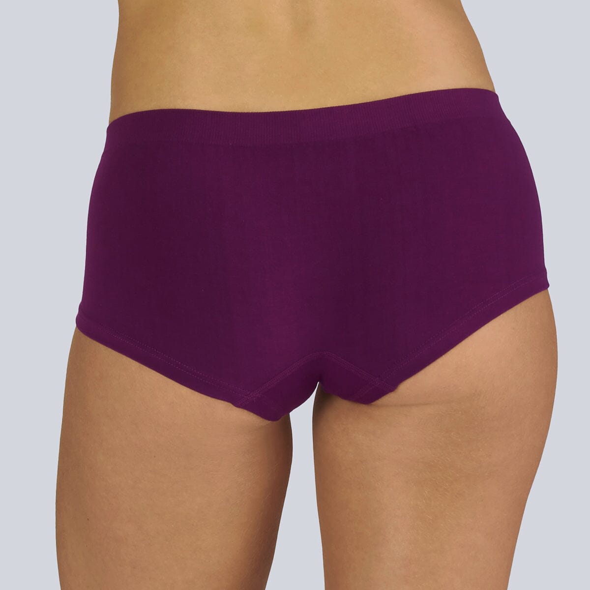 Women's SmoothFit Boyleg - Dark Purple - Bamboo Underwear