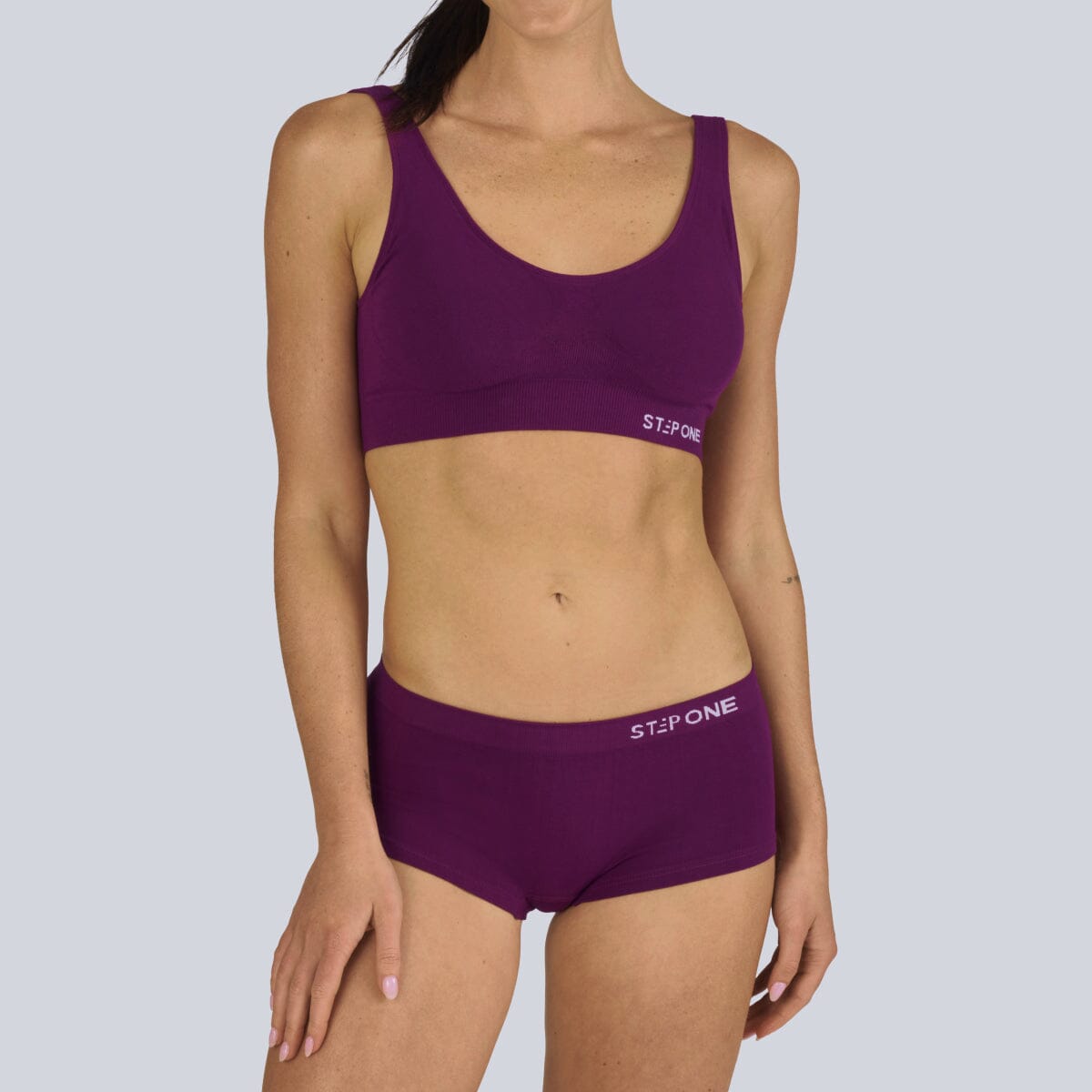 Women's SmoothFit Boyleg - Dark Purple - Bamboo Underwear