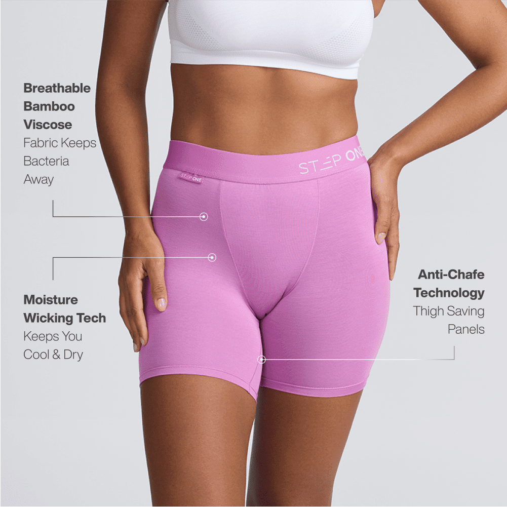 Women's Body Shorts - Prawn Cracker - Bamboo Underwear