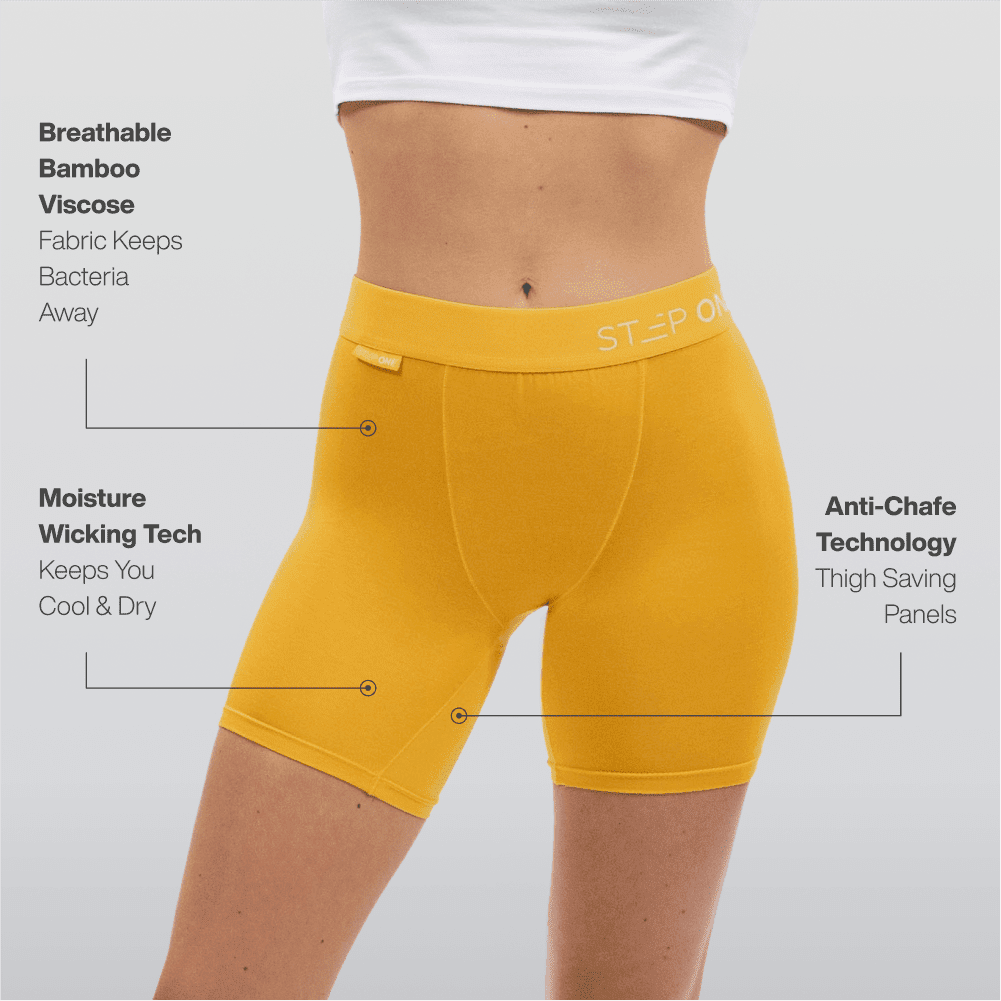 Women's Body Shorts - Cheeky Cheddars - Bamboo Underwear