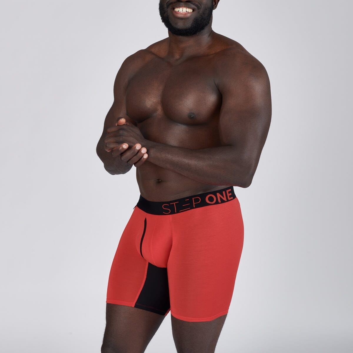 Boxer Brief Fly - Big Reds - Bamboo Underwear