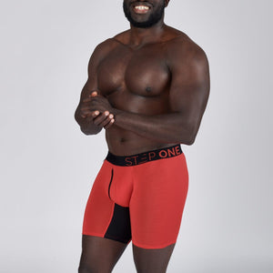 Boxer Brief Fly - Big Reds - Bamboo Underwear