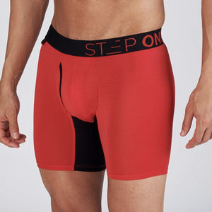 Boxer Brief Fly - Big Reds - Bamboo Underwear