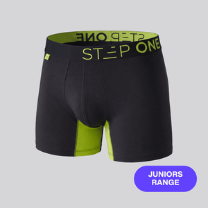Junior Trunk - Black & Yellow - Bamboo Underwear