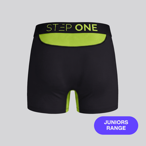 Junior Trunk - Black & Yellow - Bamboo Underwear