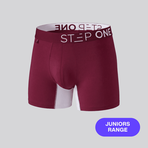 Junior Trunk - Burgundy - Bamboo Underwear