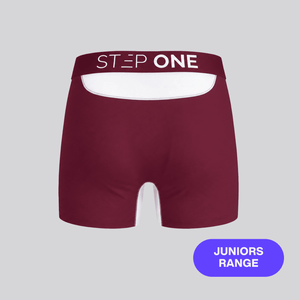 Junior Trunk - Burgundy - Bamboo Underwear