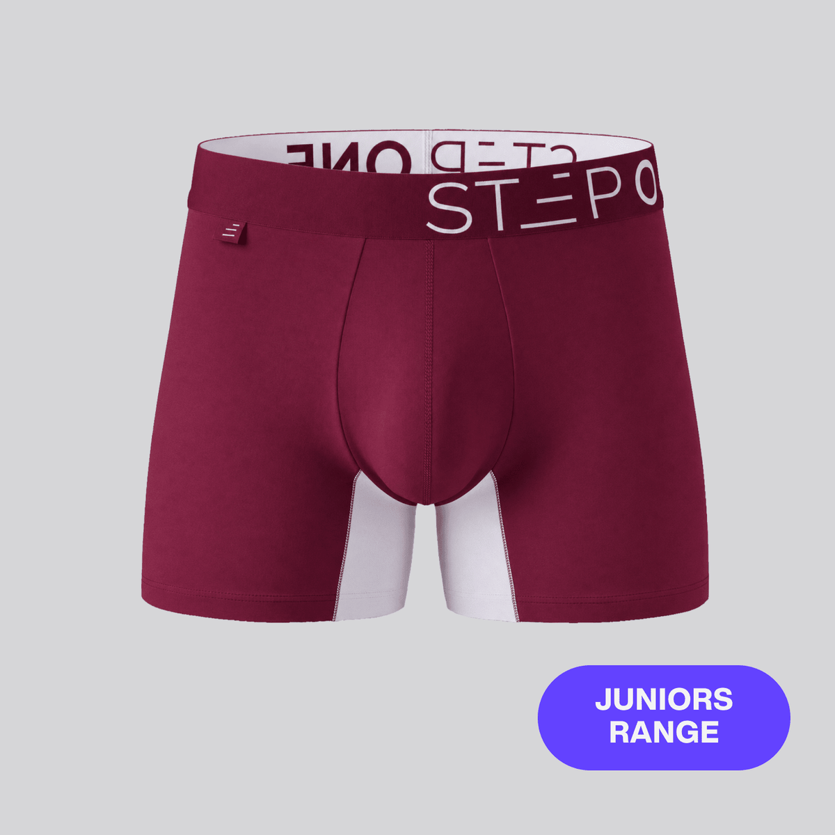 Junior Trunk - Burgundy - Bamboo Underwear
