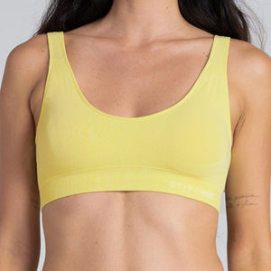 Women's SmoothFit Padded Bra - Capri Yellow - Bamboo Underwear