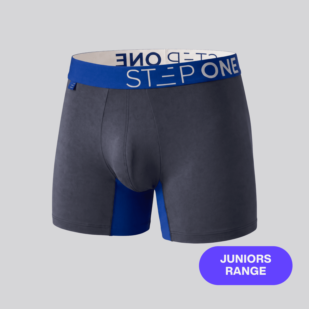 Junior Trunk - Carbon Blue - Bamboo Underwear
