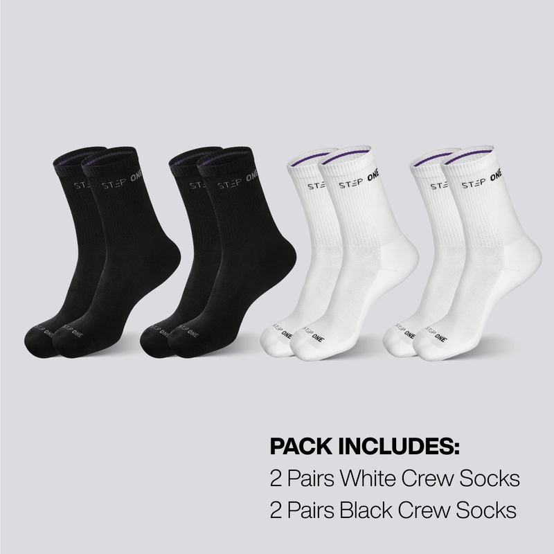 Crew Sock 4 Pack - Mixed